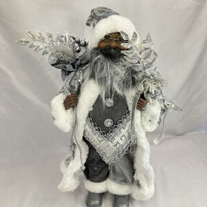 Windy Hill Collection African American Santa Figure